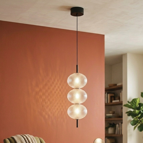 LED пендел Ventura 3х20 W 1900 lm 3000K, снимка 2 - Пендели