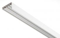 Троен PVC корниз с бленда 350 см бял