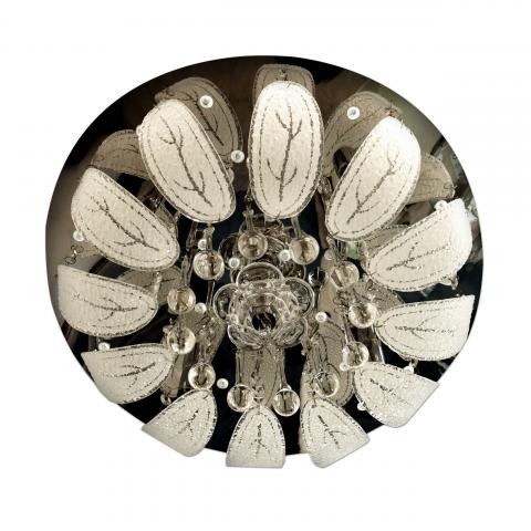 Плафониера Orhid с кристали 5хG9 - Осветление и електроматериали