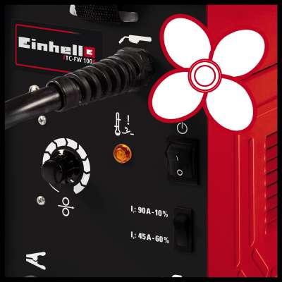 Телоподаващо заваръчно устройство Einhell TC-FW 100, снимка 6 - Телеподаващи апарати