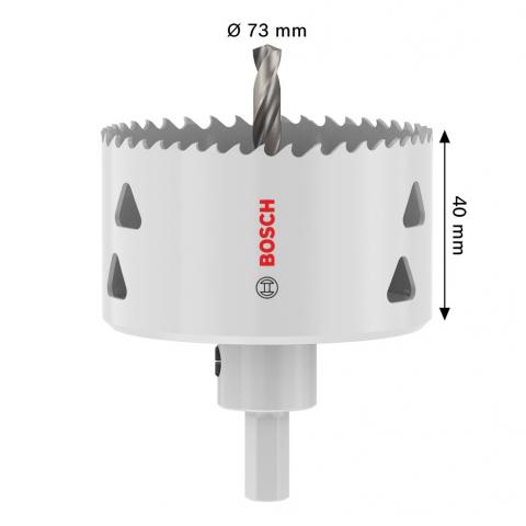 Боркорона Bosch ММ 73 мм, снимка 3 - Боркорони bi-metal