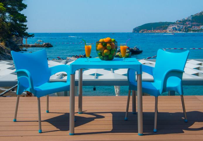 Стол SMART, синьо, снимка 3 - Pvc столове