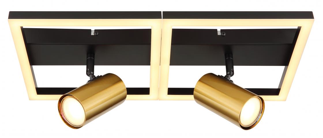 LED тяло 22W 2600lm 3000K+ спотове 2хGU10, снимка 4 - Спотове
