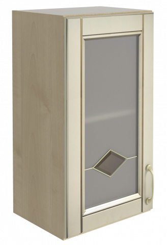 Горен шкаф с една врата "Ванила" - Модулни кухни с онлайн поръчка