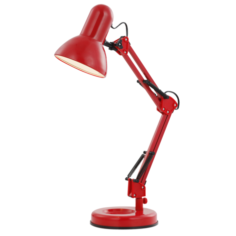 Настолна лампа Famous 1хЕ27 червена - Лампи за бюро