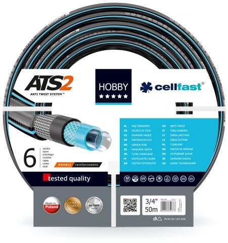 Градински маркуч Cellfast Hobby ATS2™ 3/4" 50 м - Специализирана техника и напояване