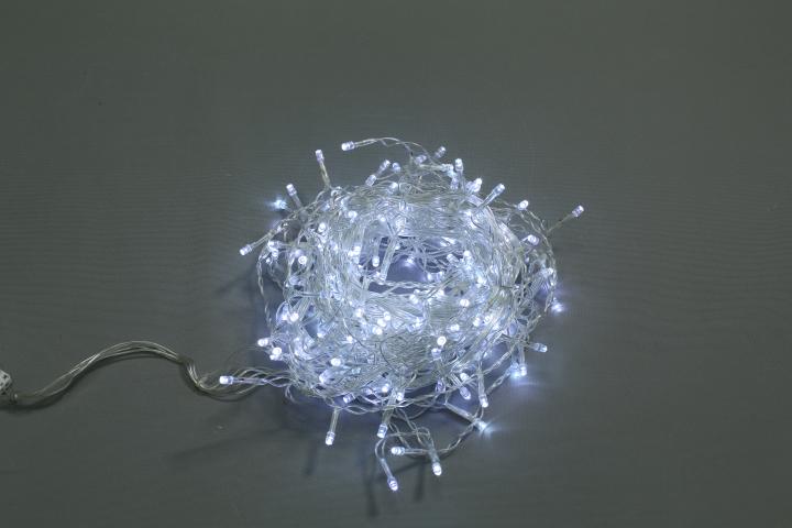 Светеща завеса 'Висулка' 200 бели, 5мм LED /диодни/ лампички, снимка 3 - Светеща мрежа/завеса
