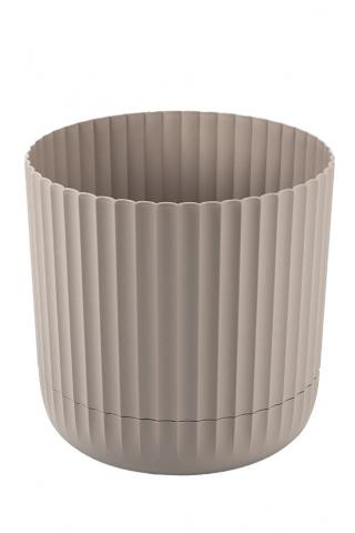 Овална саксия 4.6 л ф20
см бежова - Пластмасови саксии