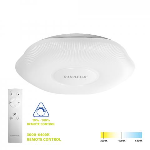 LED плафон Viola 36W с дистанционно управление Vivalux - Плафони