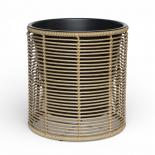 Кашпа ратан 43х43х44 см