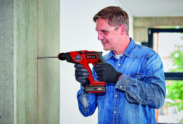 Акумулаторен перфоратор Einhell TE-HD 18/12 Li Solo, снимка 2 - Акумулаторни перфоратори