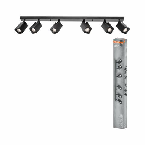 Спот шестица ANGULAR GU10 черен OSRAM, снимка 3 - Спотове