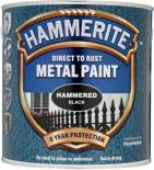 Боя за метал Hammerite 2.5л, черен хамър ефект