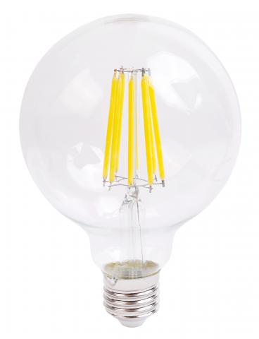 LED крушка FILAMENT E27 G95 7W 1500lm 2700K - Лед крушки е27