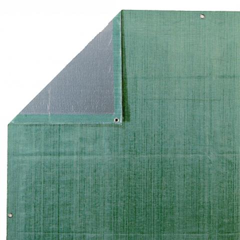 Платнище плътно 2x3м зелено/сребрo - Помощни средства