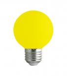 LED крушка G60  E27 3W 180Lm  жълта