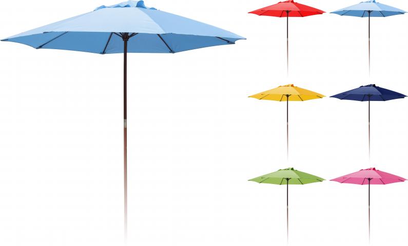 Градински дървен чадър ф200см - Градински чадъри