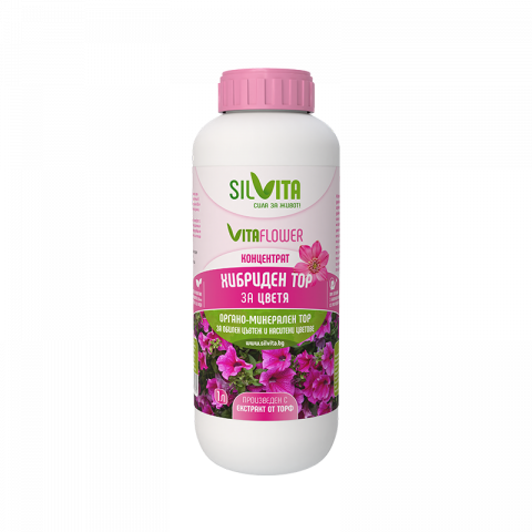 Хибриден течен тор за цветя Silvita 1 л - Специални течни