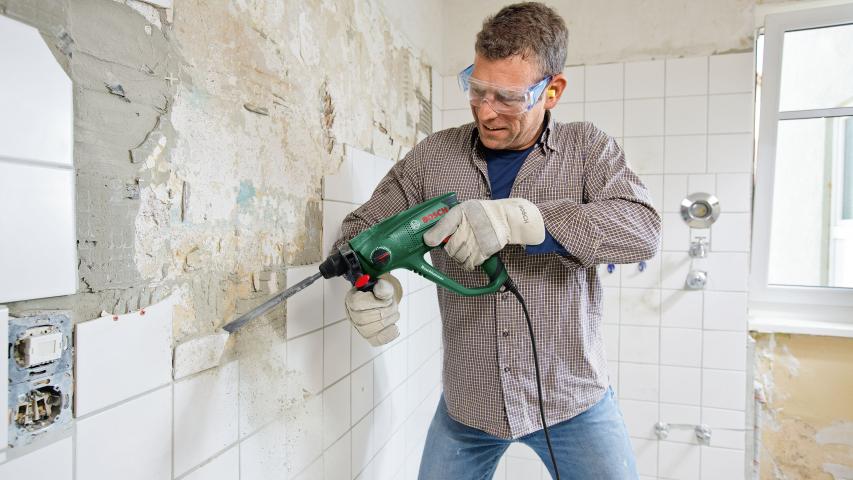 Перфоратор BOSCH PBH 2100 RE, снимка 3 - Кабелни перфоратори