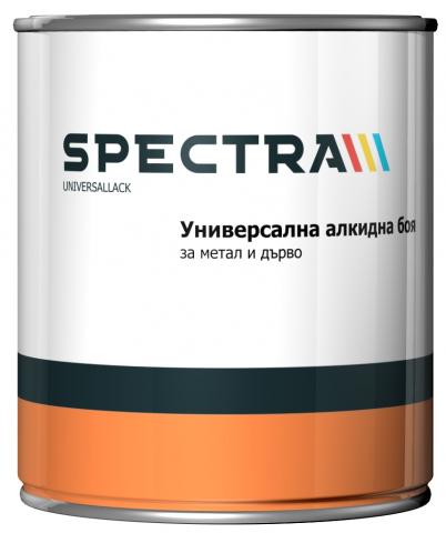 Алкидна боя  Spectra Universallack сива 650 мл - Бои за метал