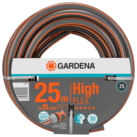 Маркуч HighFlex 25 м, 3/4" GARDENA - Маркучи на ролка