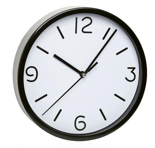 Стенен часовник "Classico" черен - Часовници