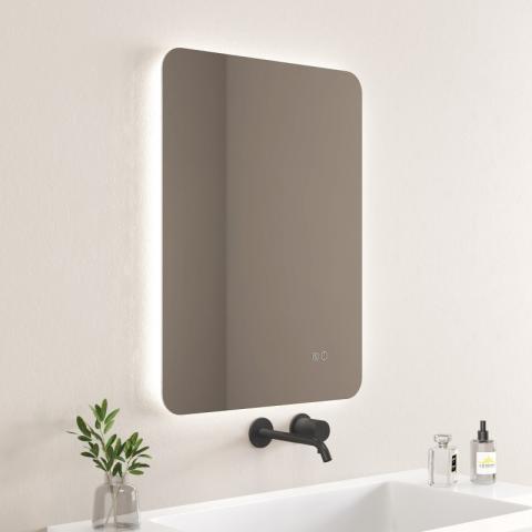 Огледало Fico 60x80см, снимка 3 - С осветление