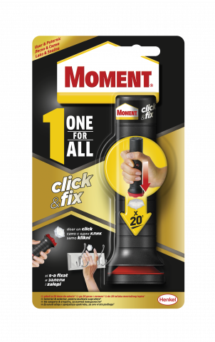 Монтажно лепило MOMENT CLICK&FIX 30гр. - Монтажни лепила