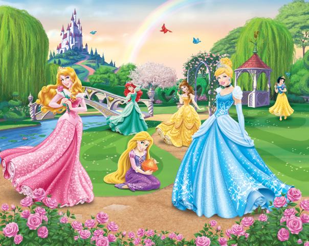 Детски фототапет Disney Princess 304х243 см - Фототапети