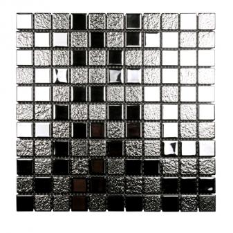 Стъклена мозайка 30х30 Сребриста - Стъклени