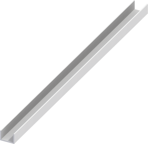 П-ОБРАЗЕН ПРОФИЛ 10X12PVC 1M - Pvc профили