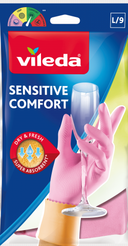 Ръкавици Vileda Sensitive L, снимка 2 - Ръкавици