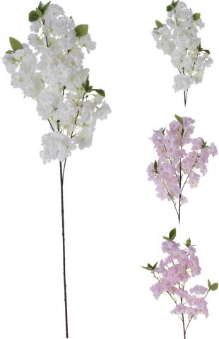 Изкуствено цъфнало клонче 100 см - Единични цветя