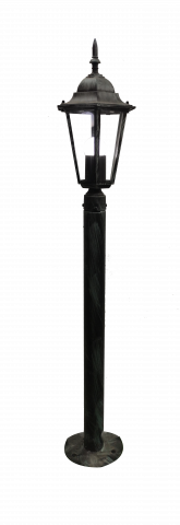 Външна лампа Spectra стояща 90см зелена патина - Градински лампи
