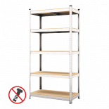 Стелаж De'Home Popular 180х90х40 см 5х175 кг поцинкован