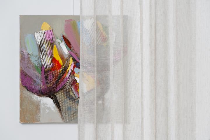 Перде воал Socotra 300 см сребро, снимка 7 - Пердета по каталог (поръчка)