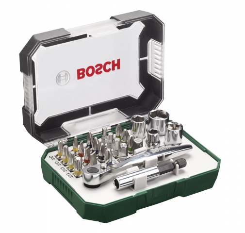 Комплект битове и вложки Bosch 26 части - Комплекти ръчни инструменти