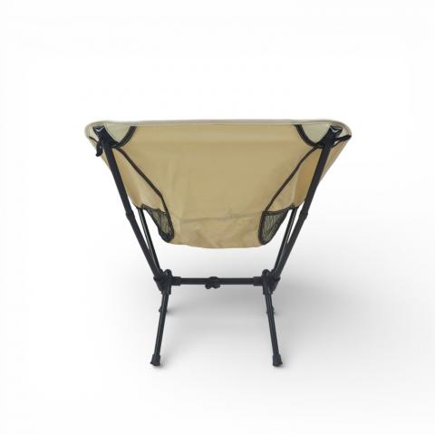 Сгъваем къмпинг стол 53x50x62 см бежов, снимка 4 - Маси и столове