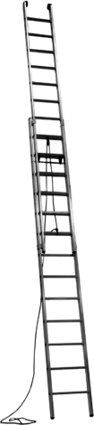 Алуминиева стълба 2х13 - Строителни стълби