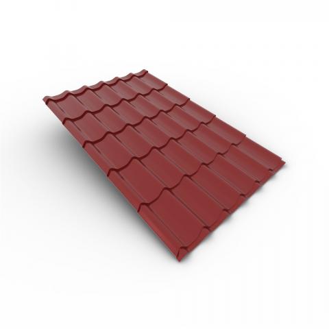 Метален покрив Bravo Classic Eco 2200x1200x0.4 mm 3011 червен, снимка 2 - Вълнообразни плоскости