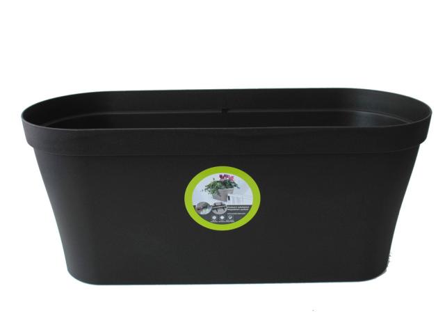 Сандъче за балкон Монако антрацит - Пластмасови сандъчета