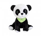 Плюшена панда със стъклени очи 15 см.