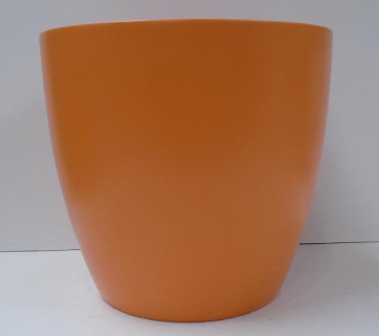 Кашпа оранжева матирана Ф:28см - Керамични кашпи