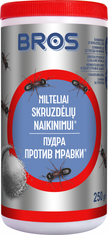 БРОС Пудра против мравки 250 гр - Спрейове, лепила и други хим. продукти