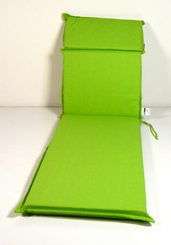 Възглавница за шезлонг 190х58х5см светло зелено - Текстилен