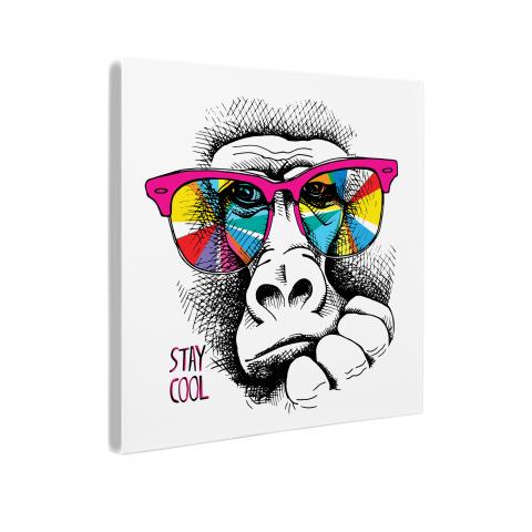 Картина Stay cool 50x50 см, снимка 2 - Картини и рамки