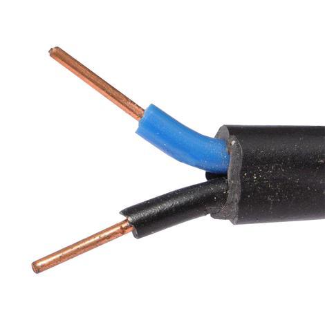 Кабел СВТ-с 2x1мм2 черен - Инсталационни кабели и проводници