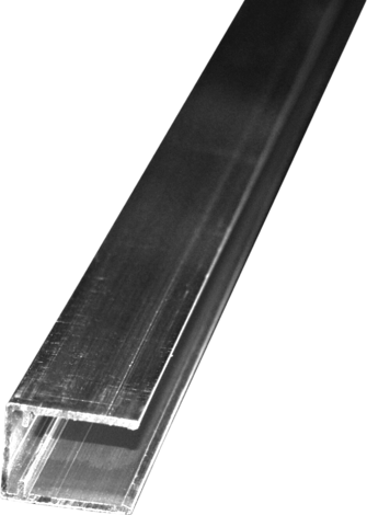 Алуминиев U-профил  16 мм Х 2м - Поликарбонатни профили