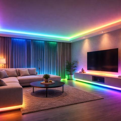 Комплект RGBIC+CCTIC лента, захранване и контролер, снимка 3 - Led ленти и аксесоари