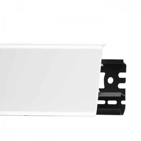 PVC перваз INDO-01 Бял лак 2.5м - Аксесоари за ламиниран паркет
